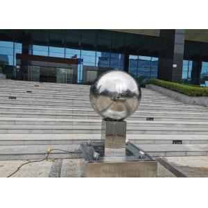 China 150cm Height 316L Stainless Steel Water Fountain For Garden Decoration supplier