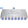 High Isolation 8 Way Power Divider / Power Splitter 800-2500MHZ , N-female