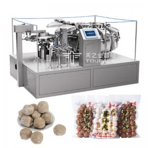 China Automatic Vacuum Packaging Machine Doypack Stand-Up Bags Frozen Food Rotary Pre-Made Pouch Packing Machine supplier