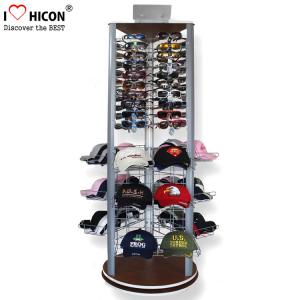 China Fashion Store Rotating Outdoor Sports Product Display Stands / Racks Wood Base supplier
