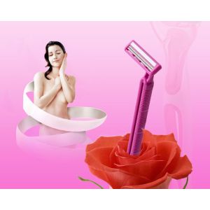 China 対のステンレス鋼のかみそりの刃が付いているプラスチック可変性メンズ使い捨て可能な電気かみそり on sale