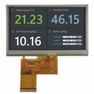 Touch 40 Pin TFT LCD Display 4.3 Inch 480x272 ST7282T2 RGB Interface