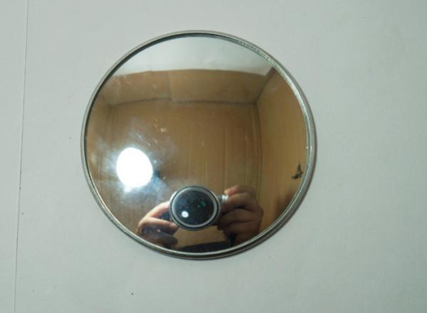 Aluminum Back Cover Car Mirror Replacement , Small Round Mirror For Car