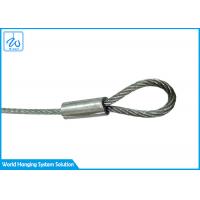 China Galvanized Wire Rope Sling Assembly With Soft Eye 2.0mm For Promotional Displays on sale