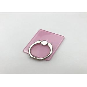 Pink Color Mobile Phone Ring Stand Holder Adjustable Angle Anti Drop Removable