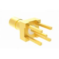 China Gold Plated SSMB Male PCB Mount RF Connector Straight Type Nickel / Gold Plated on sale