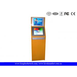 China Double Display Self Service Touch Screen Kiosk Vandal Proof For Theater supplier
