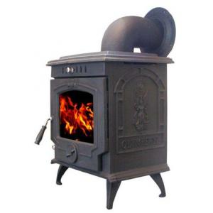 Antique Wood Burning Cast Iron Garden Chimney Fireplace For BBQ