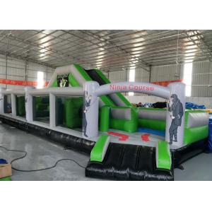 China Commericial Tarpaulin Inflatable Obstacle Course Challenge 3 Years Warranty supplier
