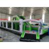 Commericial Tarpaulin Inflatable Obstacle Course Challenge 3 Years Warranty