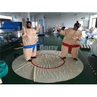 China Adult Inflatable Sumo Wrestling Suits With Mat For Outdoor Event on sale