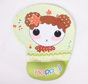 China Cartoon Hand Support Mouse Pad , Gel Wrist Pads For Typing on sale 