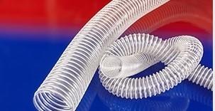 PVC Transparent Steel Wire Hose , PVC Spiral bellows, Reinforced Corrugated Pipe