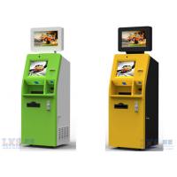 China A4 Laser Printer Dual Screen Health Kiosk Machine , Automated Kiosk Touch Screen on sale