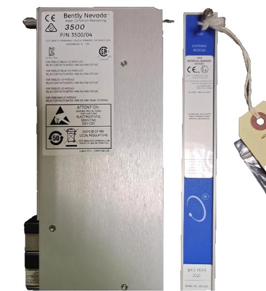 3500/04-01 136719-01 Bently Nevada 3500/04 Internal Barriers IS Earthing Module with Earthing IO Module