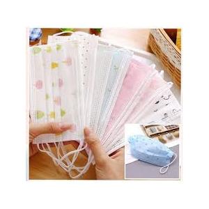 Antivirus  Disposable Non Woven Face Mask Hypoallergenic Without Air Valve