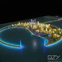 China Hainan Airline Architecture Model City 1:1000 Nanhai Island landscape on sale