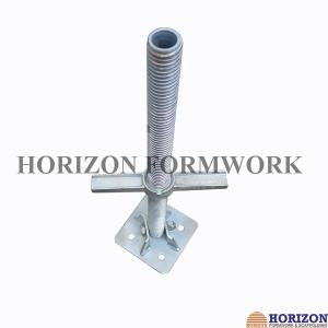 China Swivel Scaffold Screw Jack ACME Trapezoidal with Painted Finishing supplier