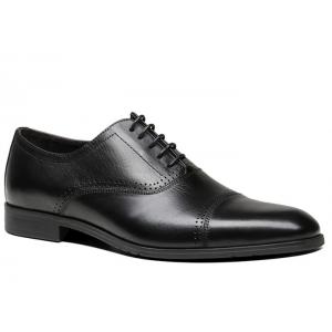 China Oxford Genuine Leather Men Dress Shoes , Luxury Lace Up Derby Shoes For Men supplier