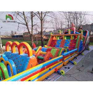 Customize Spiderman Multiplay Inflatable Obstacle Course  2 Years Warranty