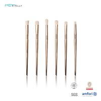 China Shiny Gold Synthetic Hair 6PCS Eyes Makeup Set Aluminum Ferrule on sale