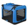 600D PVC 20in Foldable Pet Carrier 13in Portable Collapsible Dog Crate
