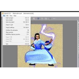 China OK3D Lenticular photo design and printing softwarePSDTO3D101 Lenticular Software for 3d flip morph zoom animation effect supplier