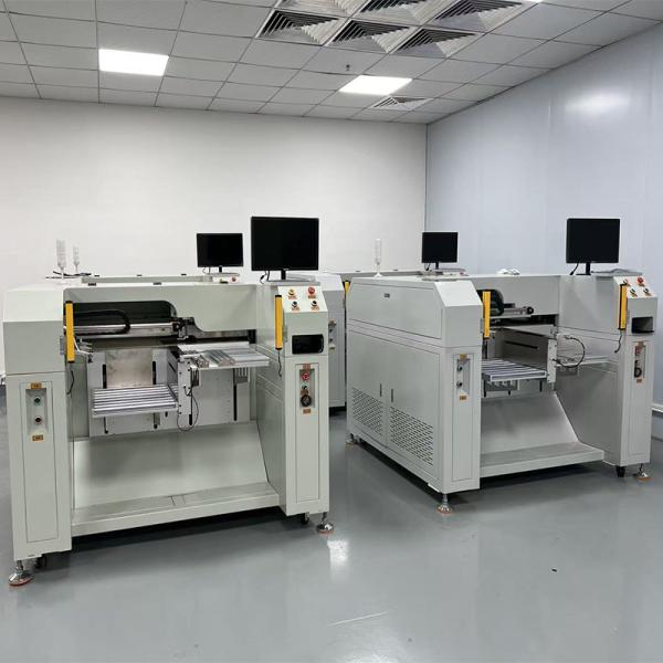 Máquina automática de perforación con cámara CCD de 500*400mm para letreros/placas de identificación/interruptores de membrana