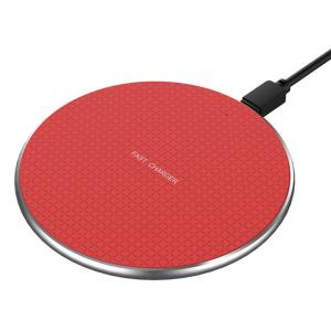 China 10W Ultra Thin Smartphone Wireless Charger 110 - 205KHz Qi Charger Pad supplier
