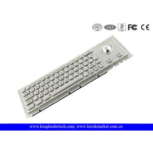 China Cherry Key Switch Kiosk Rugged Trackball Keyboard IP65 Panel Mounting supplier