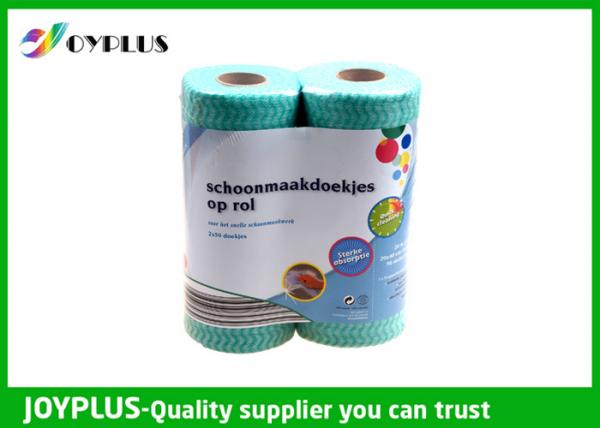 Oil Absorbent Household Cleaning Wipes Roll 2 Pack OEM / ODM Available