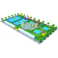 China Inflatable Dry Water Park Equipment Playground Business Plan PVC Tarpaulin 0.9mm on sale