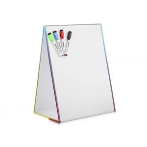Portable Folding Desktop White Board Easel Double Sided Foldable Dry Erase Magnetic Whiteboard