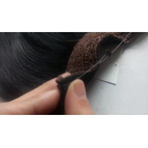 China Brazilian Human Hair Flip In Hair Extension Hola Hair Extension Straight Natural Black supplier