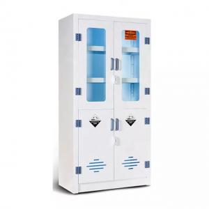 Steel School Laboratory Furniture Medicine Reagent Storage Cabinet For Biology 1.2mm