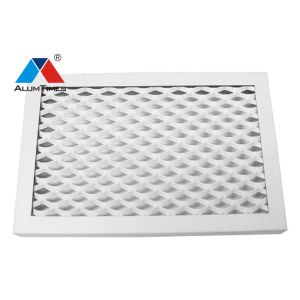 China Resistente ULTRAVIOLETA de aluminio decorativo de Mesh Panel para el revestimiento de la pared exterior supplier