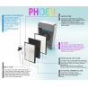 l'épurateur UV-C d'air de ménage avec le générateur PM2.5 propre, HCHO, TVOC d