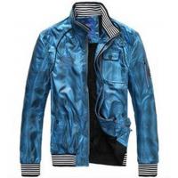 China OEM high quality fashion hip hop utility polyester high rib collar shiny satin jackets wholesale on sale