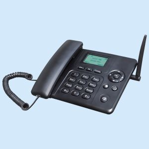 China Low Price 2G GSM 2.4\" WiFi Sim Card Slot Table Phone Speed Dial Call Forwarding Barring Mute Function SMS Cordless Telephones wholesale