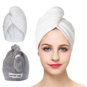 Super Absorbent Women Microfiber Turban Towel For Long Hair