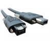 8M Flexible IEEE 1394A Male 6pin to IEEE 1394B 9pin Firewire Cable with Screw