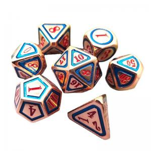 China DND RPG Solid Metal Dice Suits Electro Swimming Technology Wandering Earth supplier
