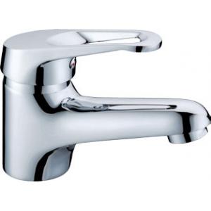 China One Handle Single Hole Bathroom Basin Mixer Faucet , Deck Mounted supplier
