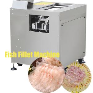 China Automatic 220V Fish Slicing Machine , Stainless Steel Electric Fish Cutting Machine supplier