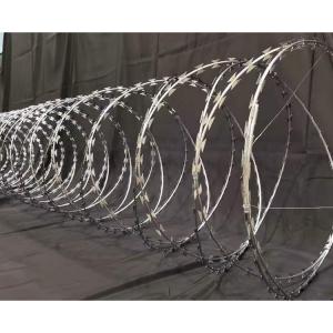 China 8ft Barbed Wire Coil Fencing Diameter 2.5mm Or Customed Electric Galvanized supplier