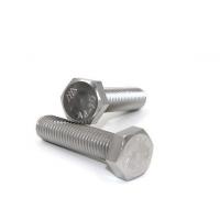 China Hexagonal Stainless Steel Hex Bolts , UNC A2-70 A4-70 Partially Threaded Bolt on sale