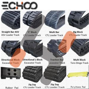 China ECHOO Rubber Tracks For Excavators Mini Diggers , Compact Track Loader supplier