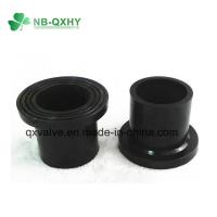 China Round Head Code Water Supply SDR12.5 SDR17 HDPE Flange Adapter HDPE Fittings 20mm to 355mm on sale