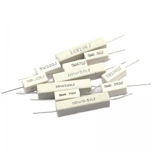 China Shenzhen High Power High Frequency 20W 47 Ohm Ceramic Cement Resistor For Power Adapter supplier
