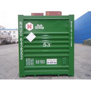 China 53' Foot Standard ISO Container Red Green Blue with Plywood Bamboo Floor supplier